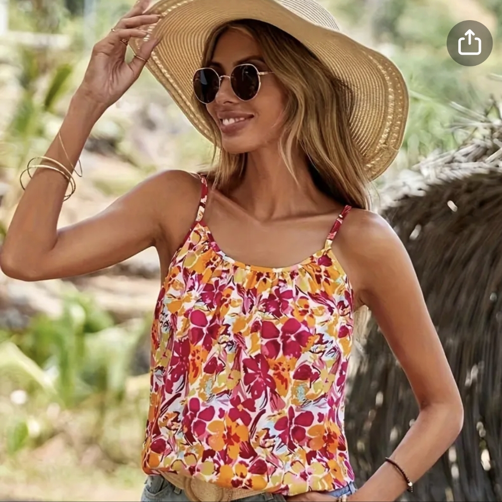Floral Tank Top